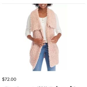 New Directions Petite Poddle Drape Vest